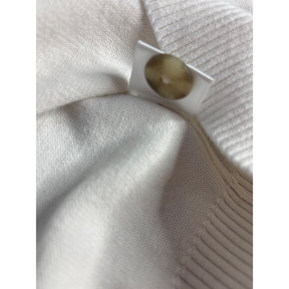 Jos. A. Bank 1905 Men's White Henley Knit Pullover Sweater XL - Picture 6 of 9